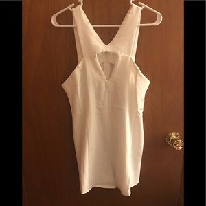 Tobi White Romper NWT